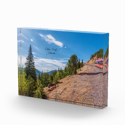 Pikes Peak Trein Rit Photo Block Fotoblokken (Rechts)