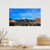 Pikes Peak, tuingoden Poster (Keuken)