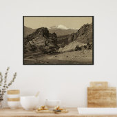 Pike's Peak uit de tuin van de goden Poster (Keuken)