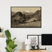 Pike's Peak uit de tuin van de goden Poster (Thuiskantoor)