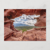 Pikes Peek Through a Rock Hole Briefkaart (Voorkant)