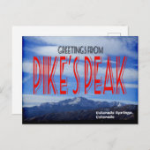 Pike's piek briefkaart (Voorkant / Achterkant)