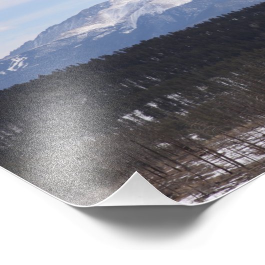 Pike's piek foto afdruk (Hoek)