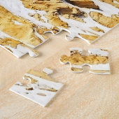 Pikes piek met boom in Voorgrond Legpuzzel (Zijkant)