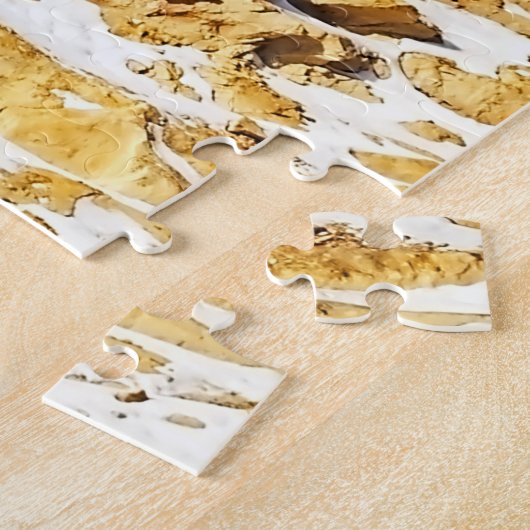 Pikes piek met boom in Voorgrond Legpuzzel (Zijkant)