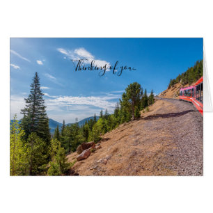 pikes piek trein rijden denken aan je Kaart