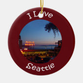 Pikes Place Market Keramisch Ornament (Voorkant)