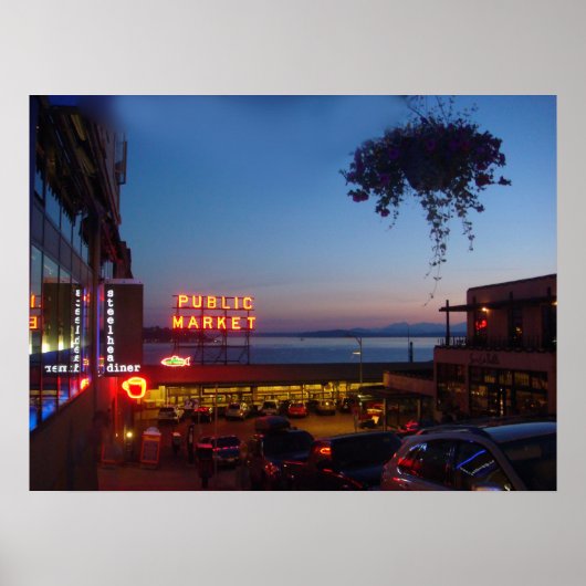 Pikes Place Market - Seattle Public Market Poster (Voorkant)