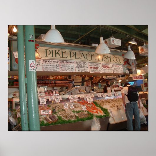 Pike's Place Poster (Voorkant)