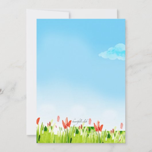 piket hek uitnodiging (Achterkant)