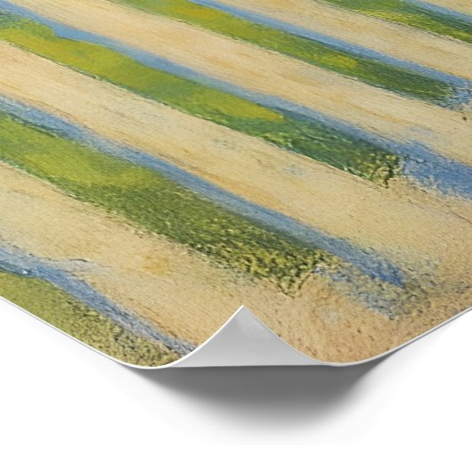 Piketboom - Pastel schilderstijl landschapskunst Poster (Hoek)