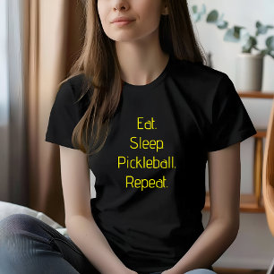 Pikleball Lover's Dream: Cadeaus voor haar geel T-shirt