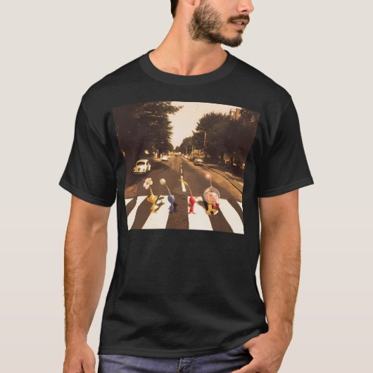 Pikmin Abby Road T-shirt (Voorkant)