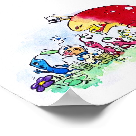 Pikmin chase poster (Hoek)