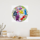 Pikmin Fanart Poster (Keuken)
