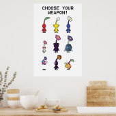 Pikmin Fauna Poster (Keuken)