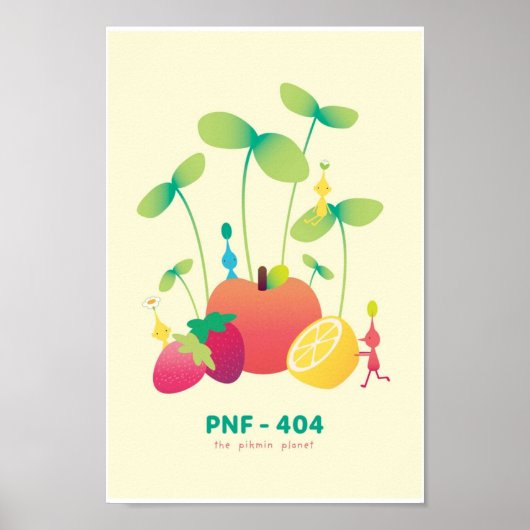 Pikmin Planet Poster (Voorkant)