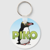 Piko the Yellow-eyed Penguin Sleutelhanger (Voorkant)