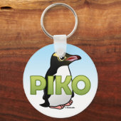Piko the Yellow-eyed Penguin Sleutelhanger (Voorkant)