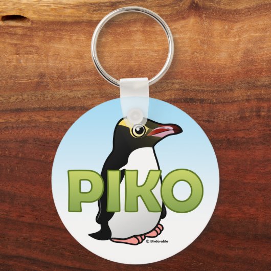 Piko the Yellow-eyed Penguin Sleutelhanger (Voorkant)
