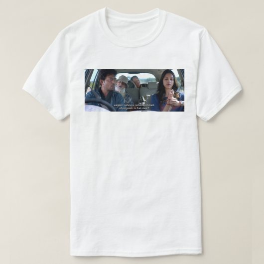 PIKU Quote Bollywood Deepika P Amitabh Bachchan T-shirt (Design voorkant)