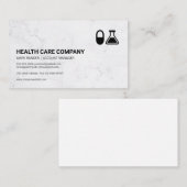 Pil en beaker | Farmaceutisch Afsprakenkaartje (Voorkant / Achterkant)