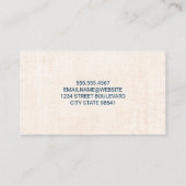 Pil en beaker | Farmaceutisch Visitekaartje (Achterkant)