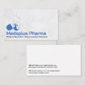 Pil en mortel | Geneesmiddelen Geneesmiddelen Afsprakenkaartje (Voorkant / Achterkant)