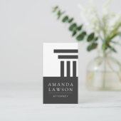 Pilaar Logo Afsprakenkaartje (Staand voorkant)