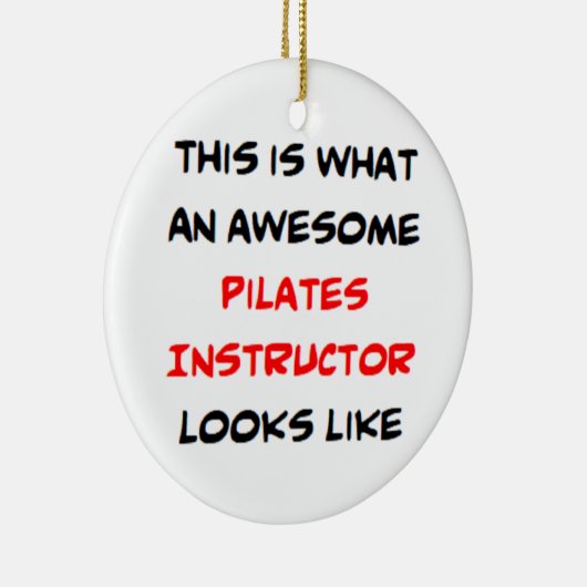 pilaatinstructeur, geweldige keramisch ornament (Rechts)