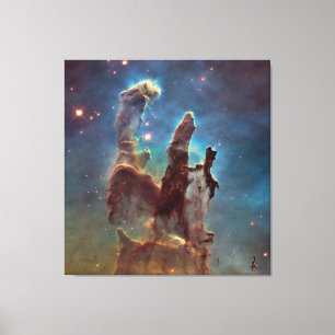 Pilaren der Schepping, Adelaarsnevel Hubble Space Canvas Afdruk