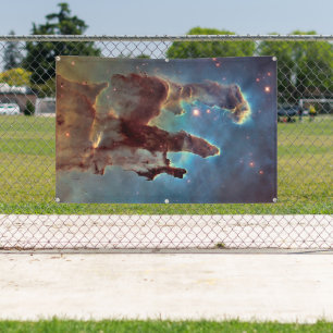 Pilaren der Schepping, Adelaarsnevel Hubble Space Spandoek