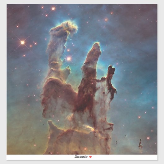 Pilaren der schepping, Adelaarsnevel Hubble Space Sticker (Vel)