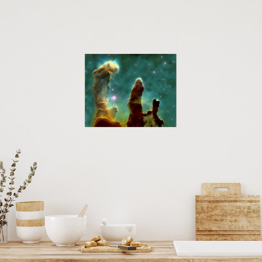 Pilaren der Schepping Poster (Keuken)