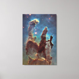 Pilaren van creatie grote verticaal canvas afdruk