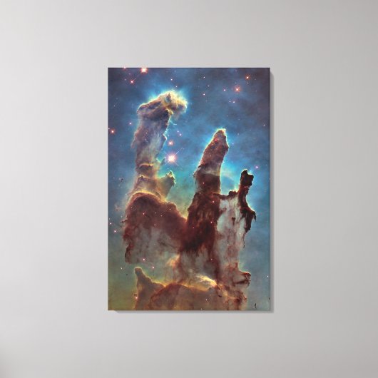 Pilaren van creatie grote verticaal canvas afdruk (Voorkant)