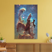 Pilaren van creatie grote verticaal canvas afdruk (Insitu (Woonkamer))