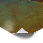 Pilaren van de Schepping Adelaar Nevel Abstract Co Perfect Poster (Hoek)