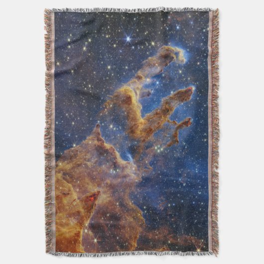 Pilaren van de Schepping Adelaarsnevel Webb-telesc Deken (Voorkant Verticaal)