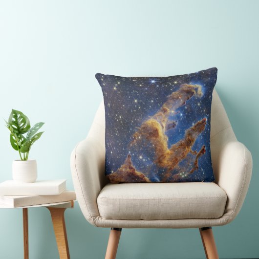 Pilaren van de Schepping Adelaarsnevel Webb-telesc Kussen (Stoel)