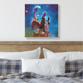 Pilaren van de Schepping M16 Adelaarsnevel Ruimtef Canvas Afdruk (Insitu (Slaapkamer))