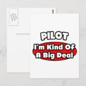 PIlat...big deal Briefkaart (Voorkant / Achterkant)