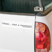 Pilaten...een beweging starten bumpersticker (Op Truck)