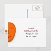 Pilaten? Nee! Nee. Nuh! - Een glimlach-Briefkaart  Briefkaart (Voorkant / Achterkant)