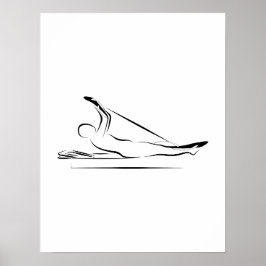 Pilaten - roeien op het hervormde poster