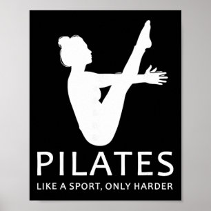 Pilates als een sport alleen maar grappiger contro poster
