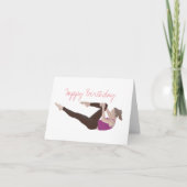 Pilates Birthday Card Kaart (Voorkant)