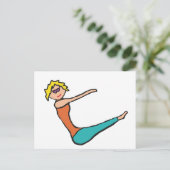 Pilates Briefkaart (Staand voorkant)