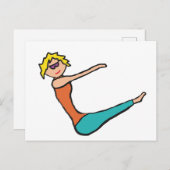 Pilates Briefkaart (Voorkant / Achterkant)