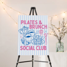 Pilates & Brunch Social Club Welkom Bord